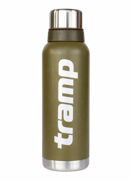Термос Tramp Expedition Line 1,2 л оливковый с неопреновым чехлом Tribe Cover UTRC-028-olive фото