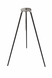 10 L Aluminum Cauldron with Lid and Tripod