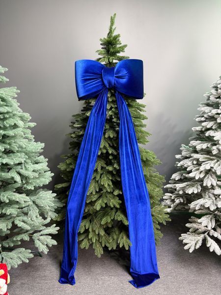 copy_Velvet Christmas tree bow