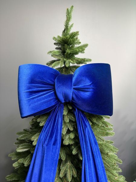 copy_Velvet Christmas tree bow