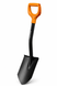 Fiskars Solid 131417 Short Spade with Carrying Case