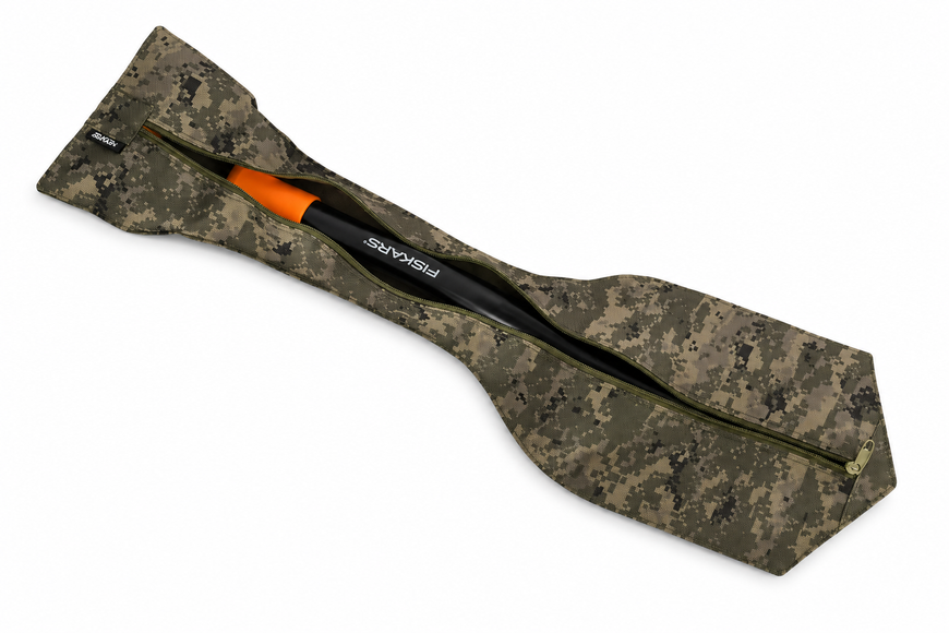 Fiskars Solid 131417 Short Spade with Carrying Case