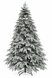 Cast Alpine Christmas tree 180 cm, Snowy