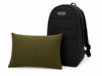 Novator BL-2192 Backpack + Novator GR-1923 Fleece Pillow Set
